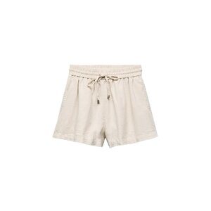 Zara linen blend shorts - Sand